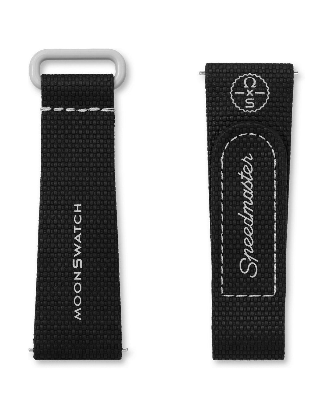 OMEGA X SWATCH MOONSWATCH BLACK/GREY RUBBER STRAP