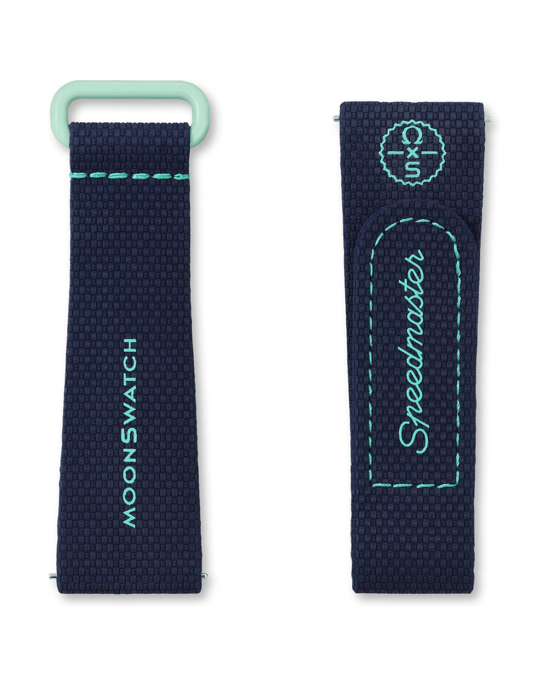 OMEGA X SWATCH MOONSWATCH DARK BLUE/GREEN RUBBER STRAP