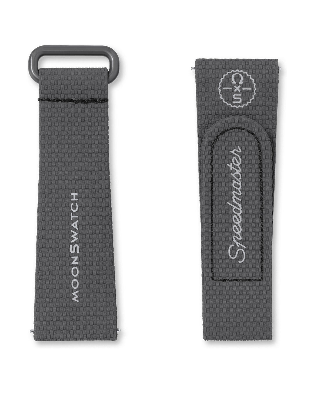 OMEGA X SWATCH MOONSWATCH DARK GREY/BLACK RUBBER STRAP