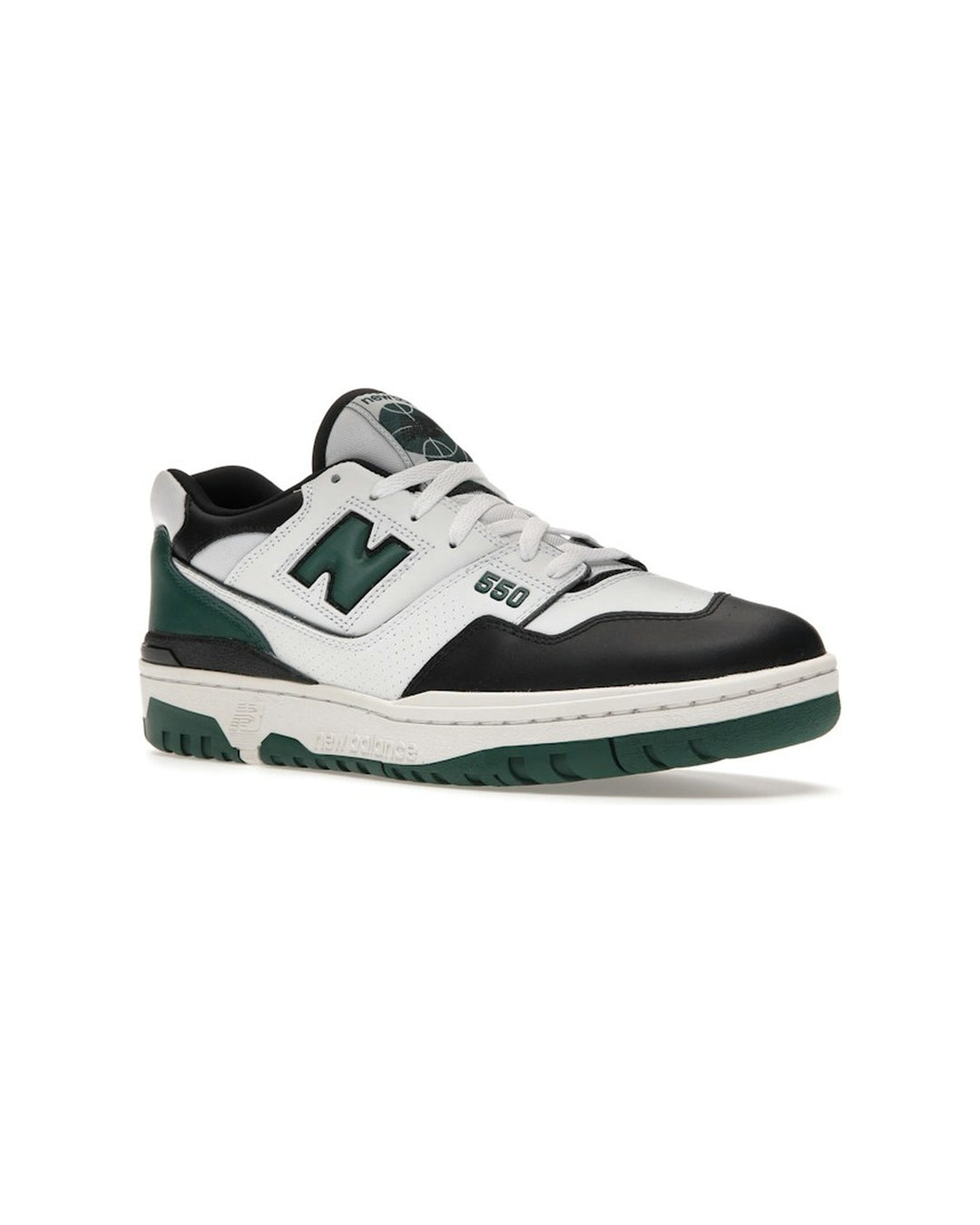 NEW BALANCE UNISEX 550 WHITE GREEN BLACK סניקרס ניו באלנס 550 לבן ירוק שחור יוניסקס