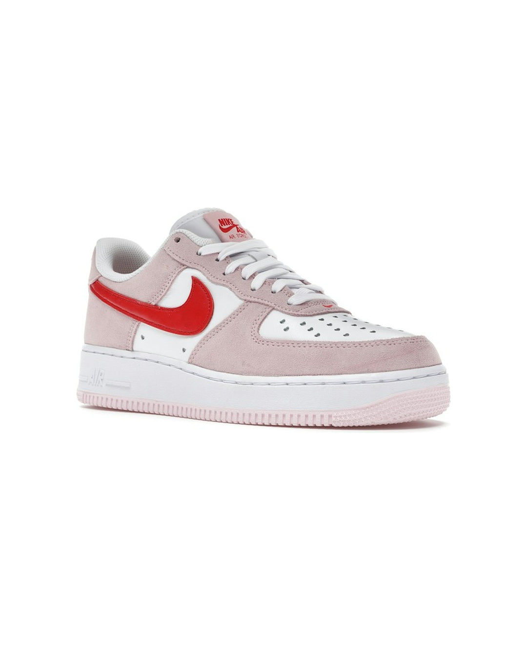NIKE MEN'S AIR FORCE 1 '07 QS VALENTINE'S DAY LOVE LETTER סניקרס נייקי אייר פורס 1 ולנטיינס דיי ורוד ואדום לגברים