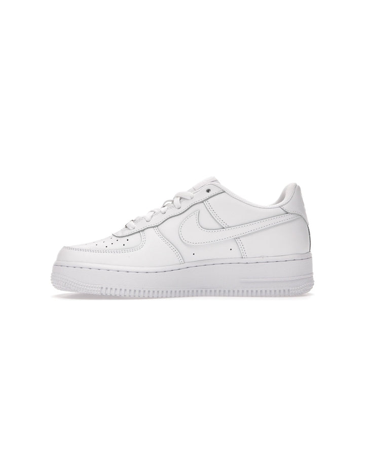 NIKE KIDS' AIR FORCE 1 LE GS TRIPLE WHITE
