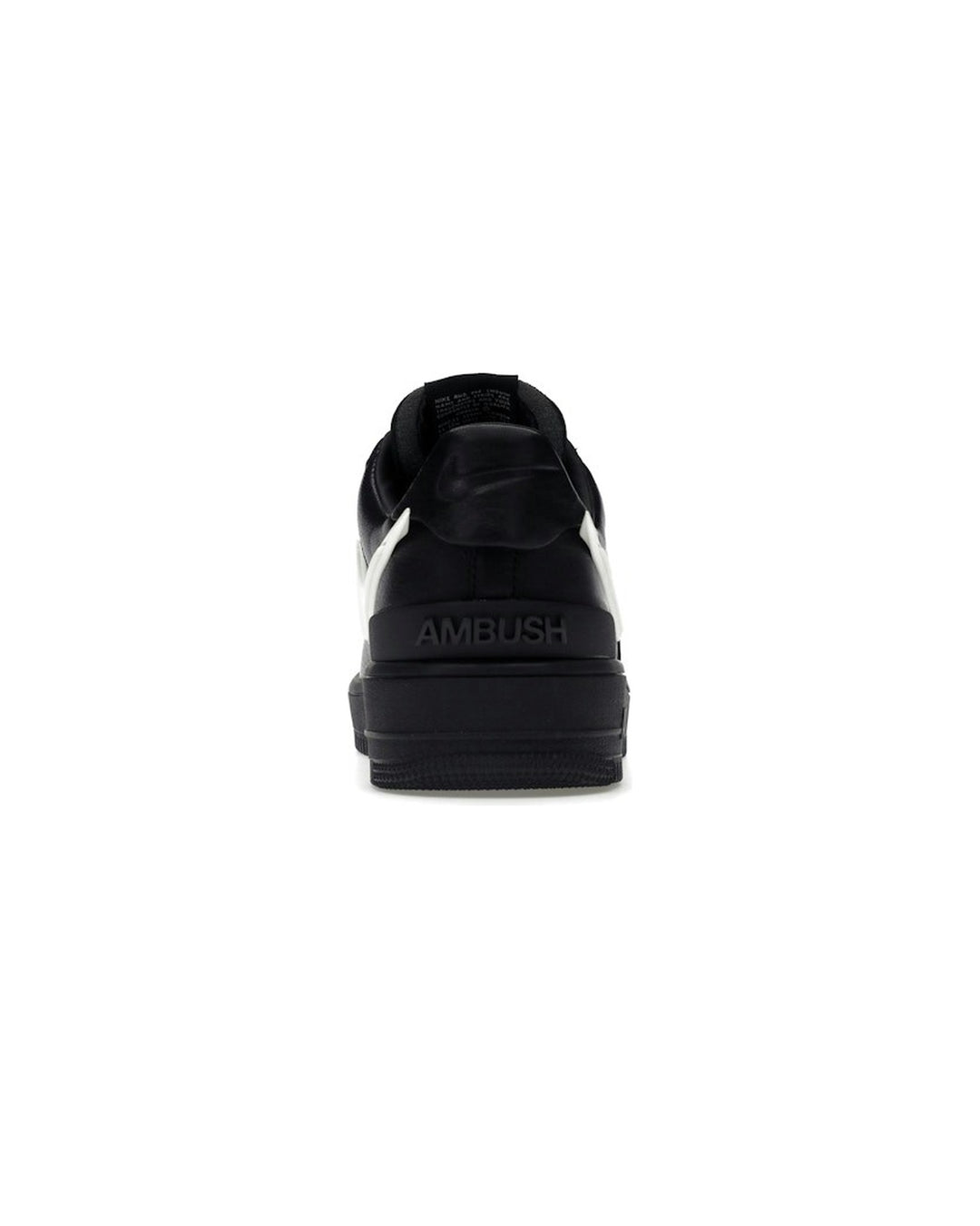 NIKE UNISEX AIR FORCE 1 LOW X AMBUSH BLACK סניקרס נייקי אייר פורס 1 לואו אמבוש שחור יוניסקס