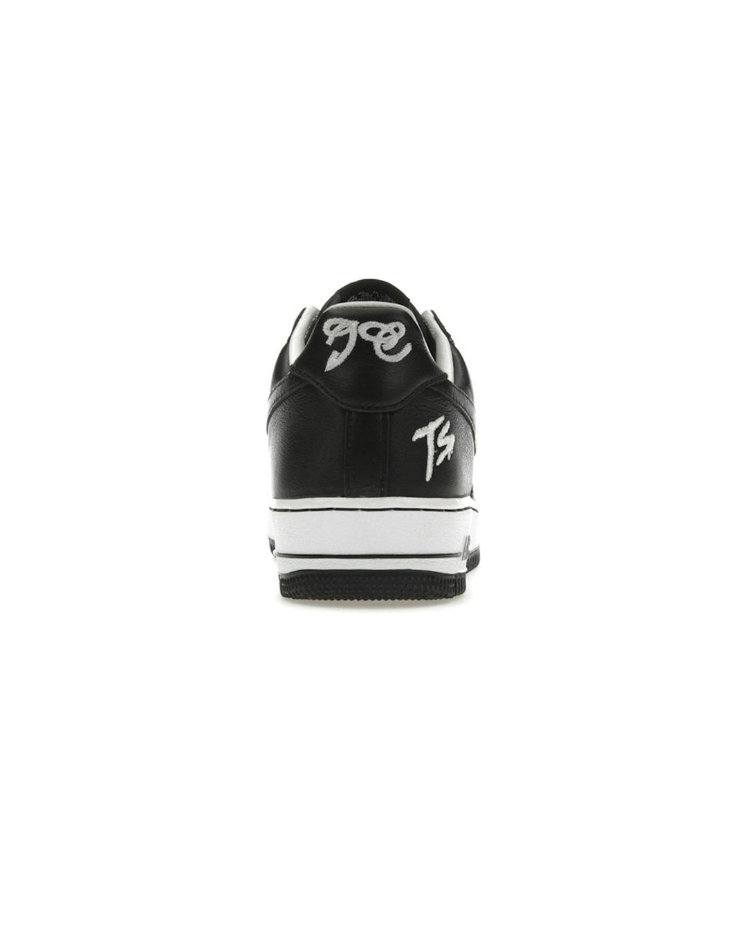 NIKE MEN'S AIR FORCE 1 LOW X FAT JOE TERROR SQUAD BLACKOUT סניקרס נייקי אייר פורס 1 לואו פאט ג׳ו טרור סקוואד לבן שחור לגברים