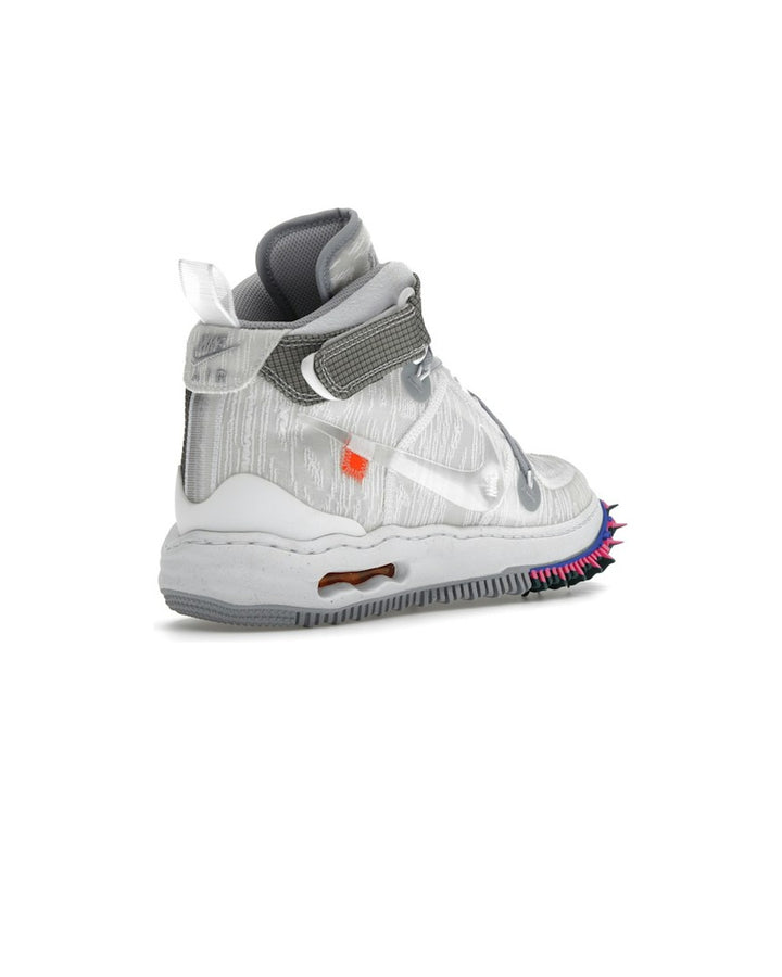 NIKE MEN'S AIR FORCE 1 MID X OFF-WHITE WHITE סניקרס נייקי אייר פורס 1 מיד אוף-וויט לבן לגברים