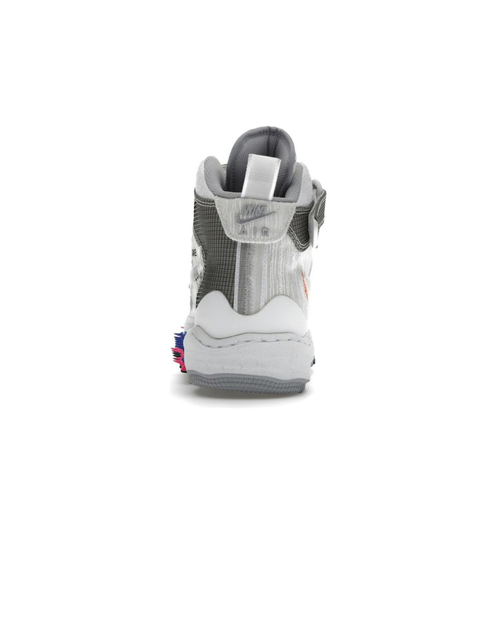 NIKE MEN'S AIR FORCE 1 MID X OFF-WHITE WHITE סניקרס נייקי אייר פורס 1 מיד אוף-וויט לבן לגברים