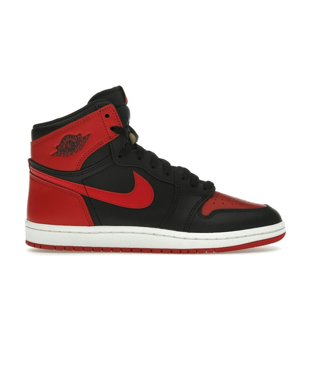 NIKE MEN'S AIR JORDAN 1 HIGH 85 BRED - סניקרס נייקי אייר ג׳ורדן 1 היי 85 שחור ואדום לגברים - תמונה 1