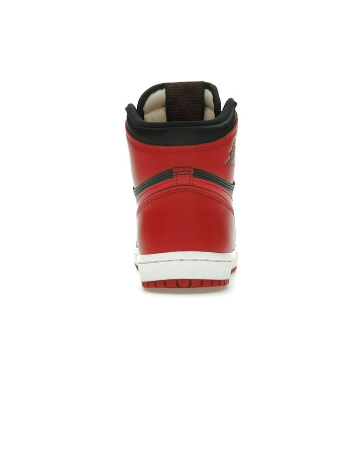 NIKE MEN'S AIR JORDAN 1 HIGH 85 BRED - סניקרס נייקי אייר ג׳ורדן 1 היי 85 שחור ואדום לגברים - תמונה 6