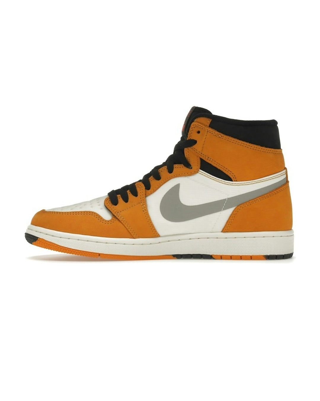 NIKE MEN'S AIR JORDAN 1 HIGH ELEMENT GORE-TEX LIGHT CURRY - סניקרס נייקי אייר ג׳ורדן 1 היי אלמנט גור-טקס חרדל ובורדו לגברים - תמונה 2