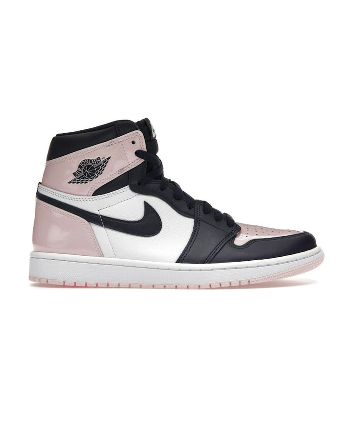 NIKE WOMEN'S AIR JORDAN 1 HIGH OG ATMOSPHERE סניקרס נייקי אייר ג׳ורדן 1 היי ורוד וכחול כהה לנשים