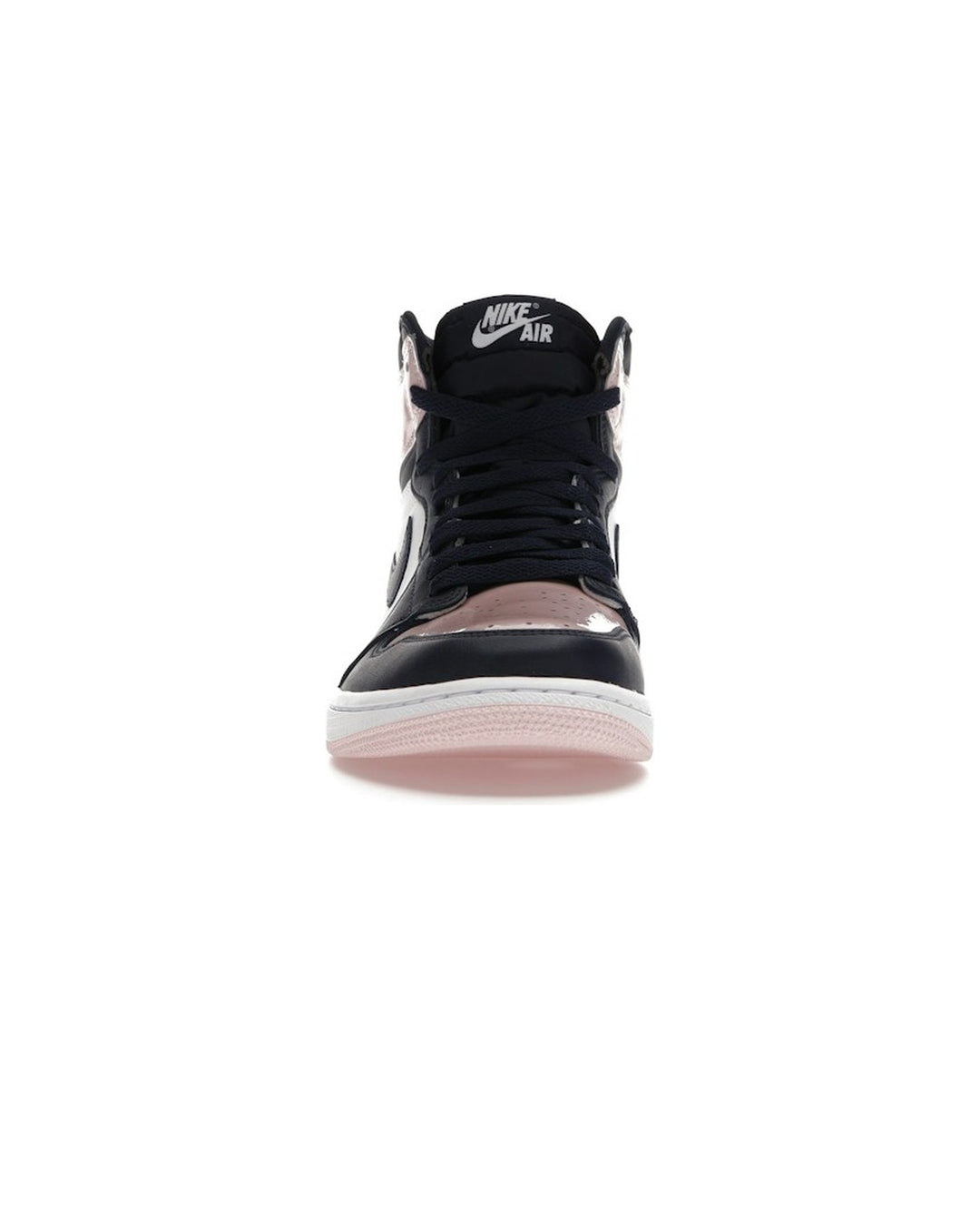 NIKE WOMEN'S AIR JORDAN 1 HIGH OG ATMOSPHERE סניקרס נייקי אייר ג׳ורדן 1 היי ורוד וכחול כהה לנשים