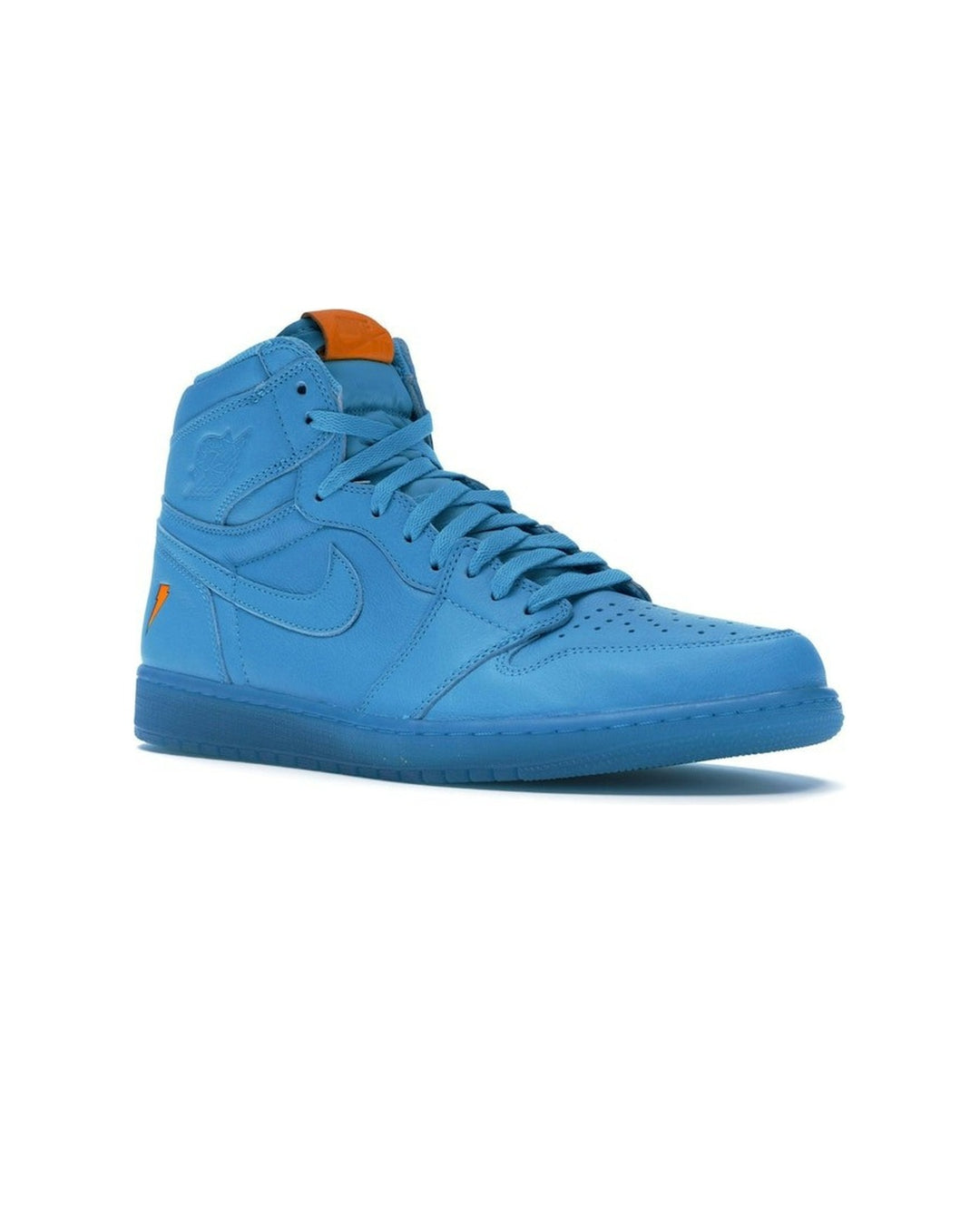 NIKE MEN'S AIR JORDAN 1 HIGH OG GATORADE BLUE LAGOON - סניקרס נייקי אייר ג׳ורדן 1 היי גטורייד טורקיז לגברים - תמונה 3