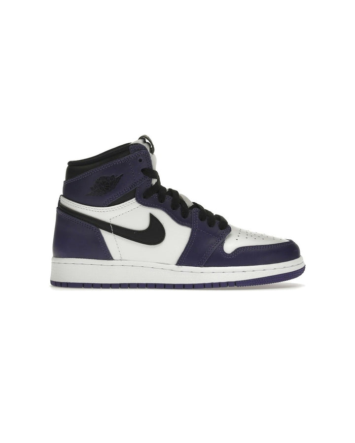NIKE KIDS' AIR JORDAN 1 HIGH OG GS COURT PURPLE - תמונה 1