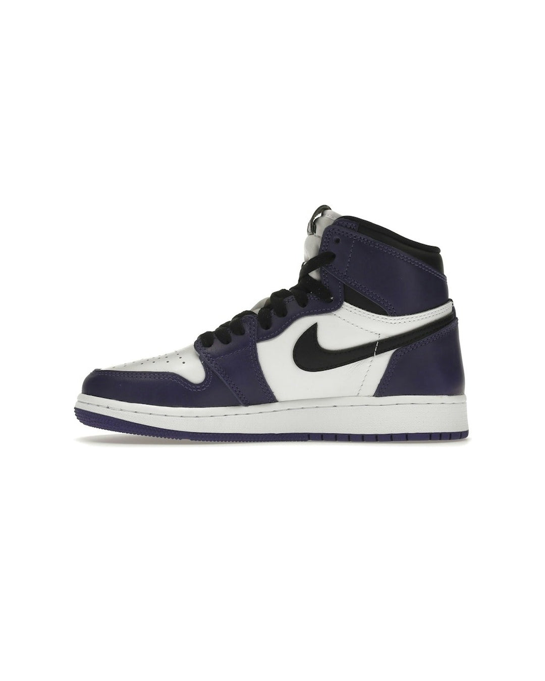 NIKE KIDS' AIR JORDAN 1 HIGH OG GS COURT PURPLE - תמונה 2
