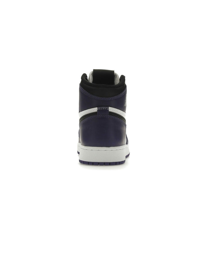 NIKE KIDS' AIR JORDAN 1 HIGH OG GS COURT PURPLE - תמונה 6