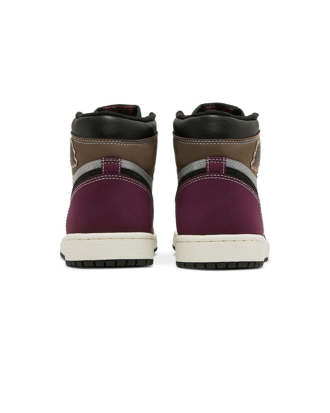 NIKE MEN'S AIR JORDAN 1 HIGH OG HAND CRAFTED סניקרס נייקי אייר ג׳ורדן 1 היי שחור וחום לגברים