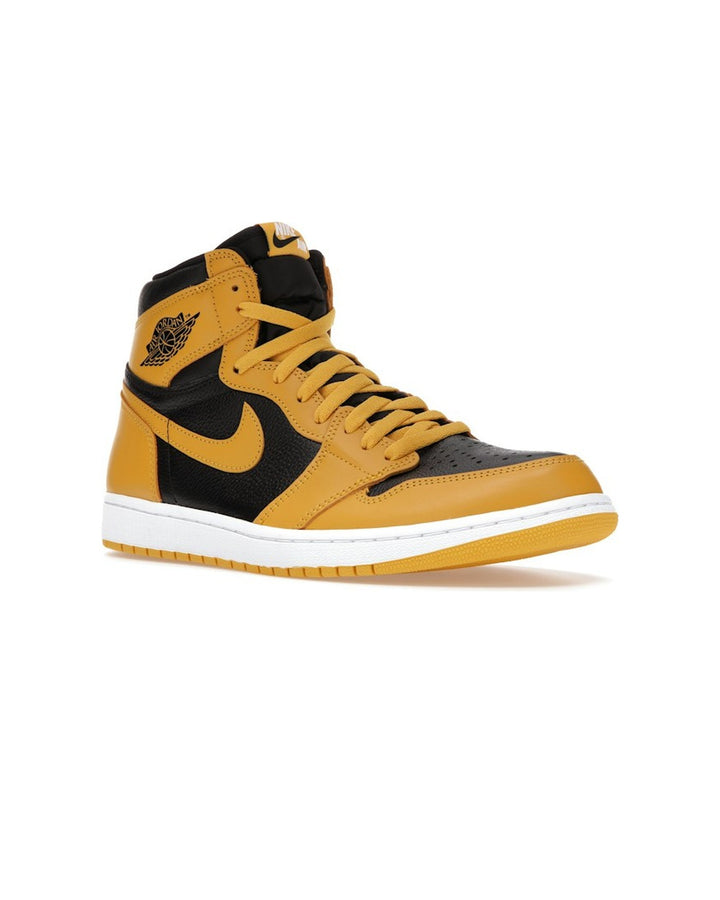 NIKE MEN'S AIR JORDAN 1 HIGH OG POLLEN - סניקרס נייקי אייר ג׳ורדן 1 היי צהוב ושחור לגברים - תמונה 3