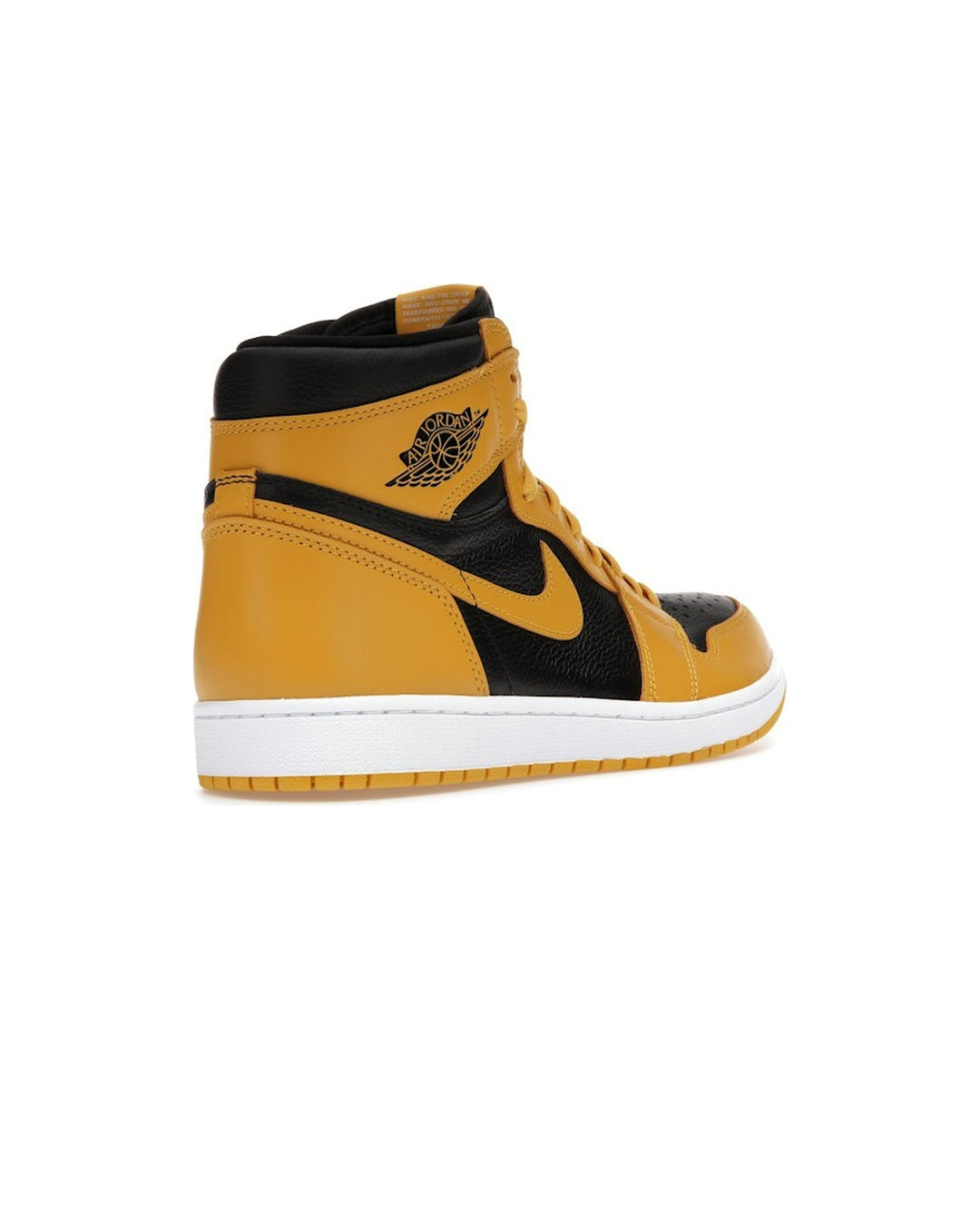 NIKE MEN'S AIR JORDAN 1 HIGH OG POLLEN - סניקרס נייקי אייר ג׳ורדן 1 היי צהוב ושחור לגברים - תמונה 4