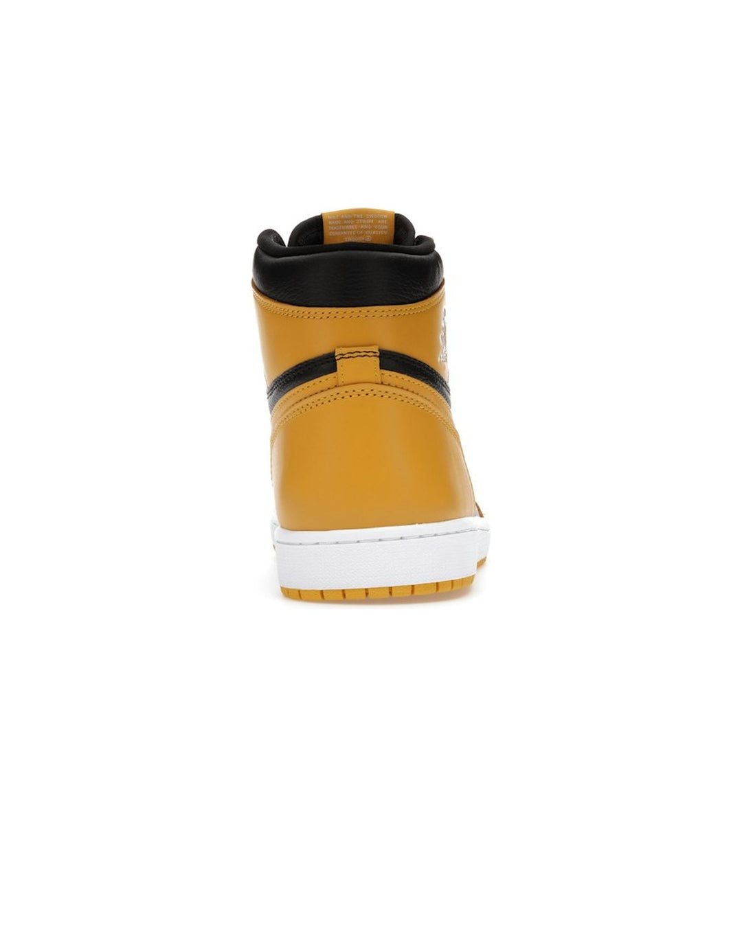 NIKE MEN'S AIR JORDAN 1 HIGH OG POLLEN - סניקרס נייקי אייר ג׳ורדן 1 היי צהוב ושחור לגברים - תמונה 6