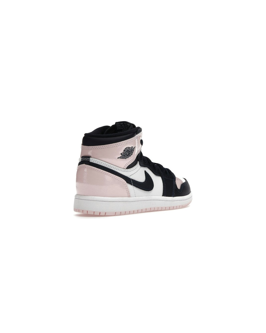 NIKE KIDS' AIR JORDAN 1 HIGH OG PS ATMOSPHERE סניקרס ילדים נייקי אייר ג׳ורדן 1 היי ורוד וכחול כהה - מידות ילדים 27.5-35