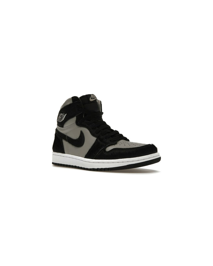 NIKE KIDS' AIR JORDAN 1 HIGH OG PS TWIST 2.0 - סניקרס ילדים נייקי אייר ג׳ורדן 1 היי טוויסט אפור ושחור - תמונה 3