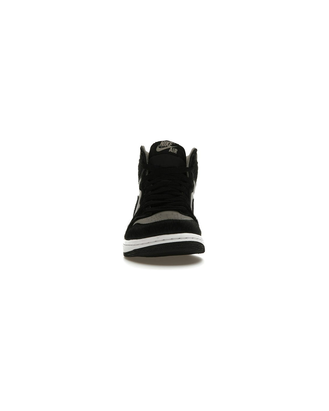 NIKE KIDS' AIR JORDAN 1 HIGH OG PS TWIST 2.0 - סניקרס ילדים נייקי אייר ג׳ורדן 1 היי טוויסט אפור ושחור - תמונה 5