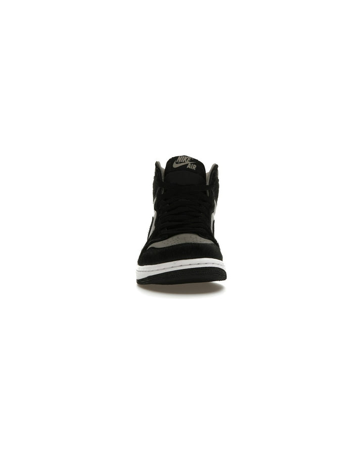 NIKE KIDS' AIR JORDAN 1 HIGH OG PS TWIST 2.0 - סניקרס ילדים נייקי אייר ג׳ורדן 1 היי טוויסט אפור ושחור - תמונה 5