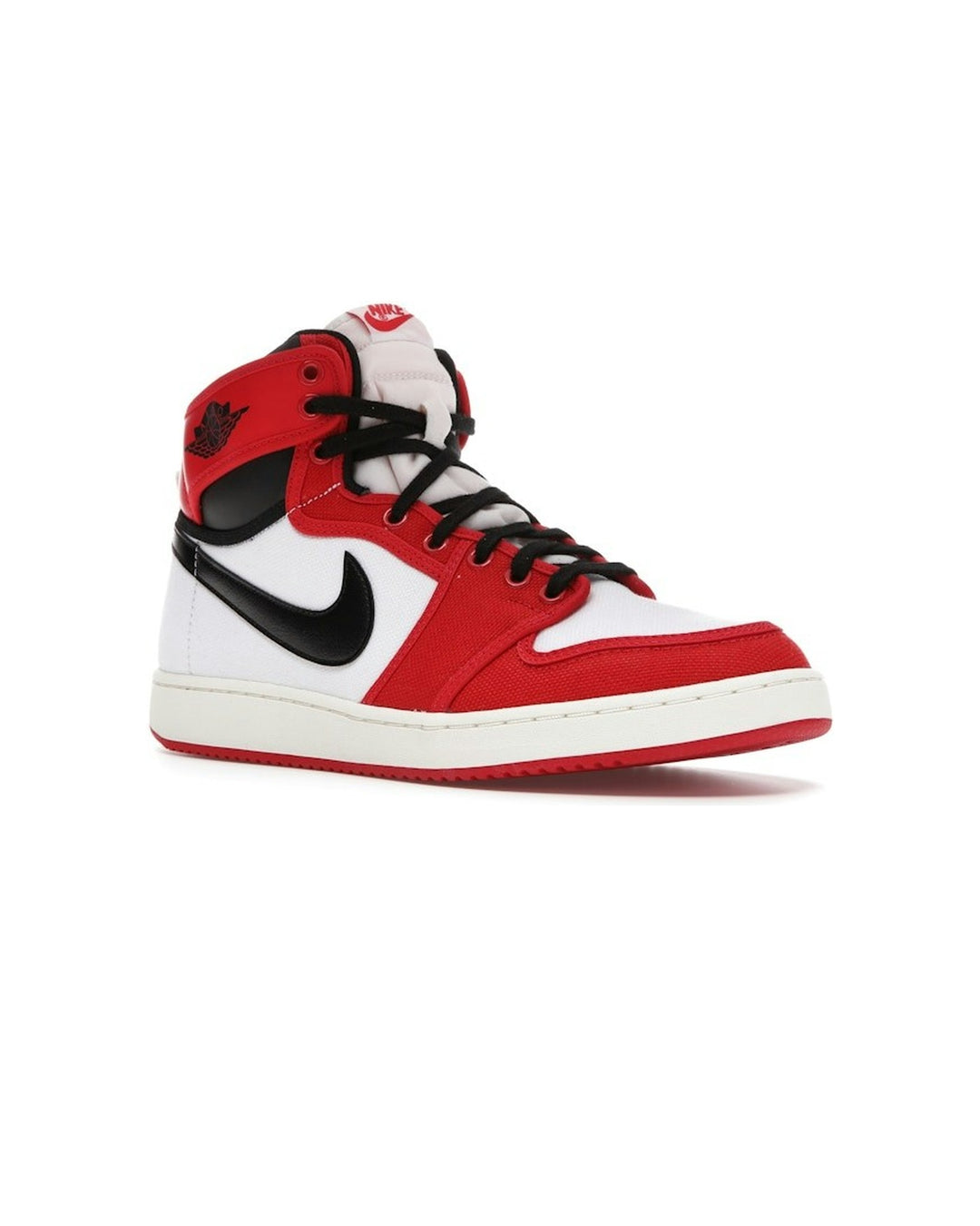 NIKE MEN'S AIR JORDAN 1 KO CHICAGO - סניקרס נייקי אייר ג׳ורדן 1 KO לבן אדום ושחור לגברים - תמונה 3