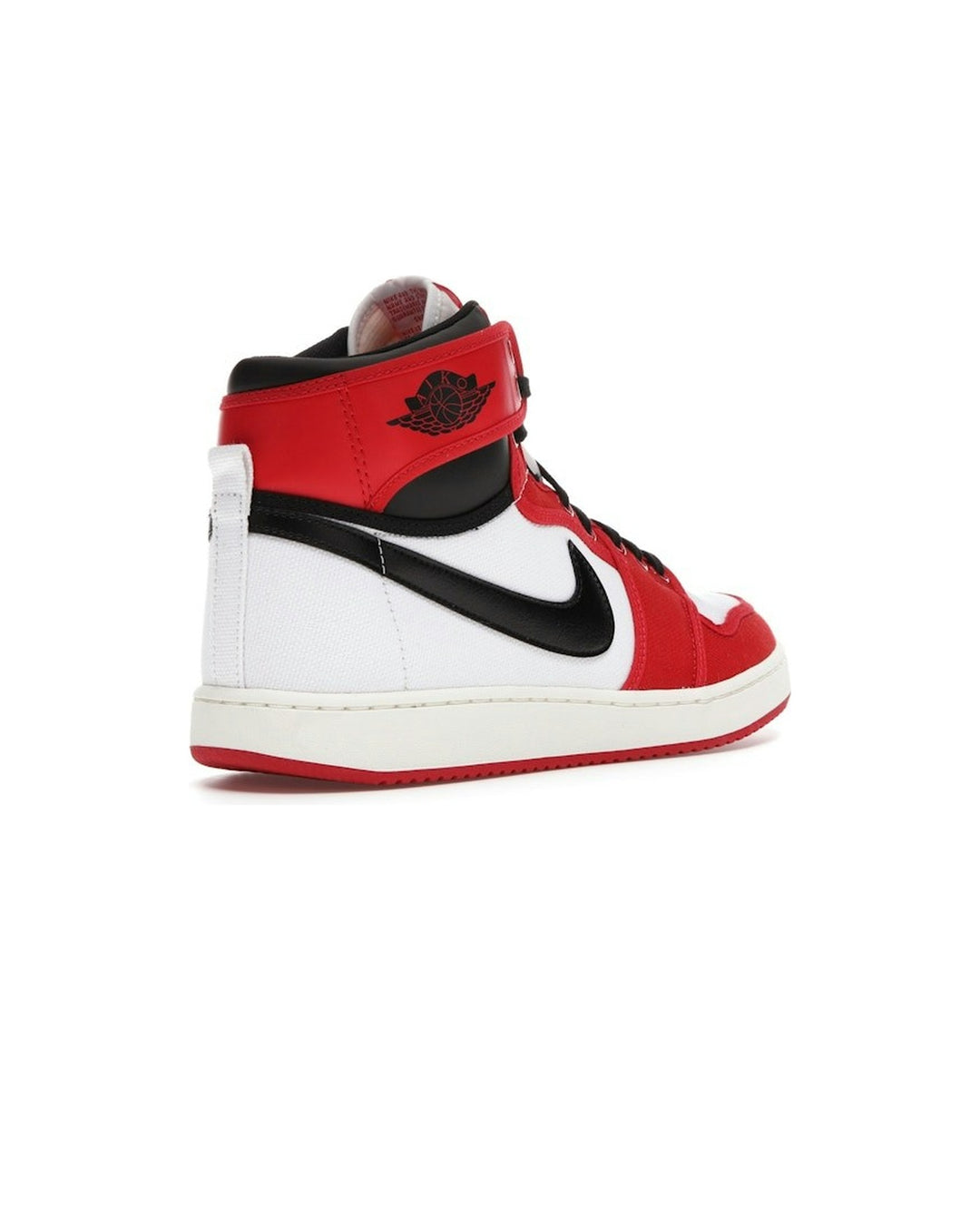 NIKE MEN'S AIR JORDAN 1 KO CHICAGO - סניקרס נייקי אייר ג׳ורדן 1 KO לבן אדום ושחור לגברים - תמונה 4