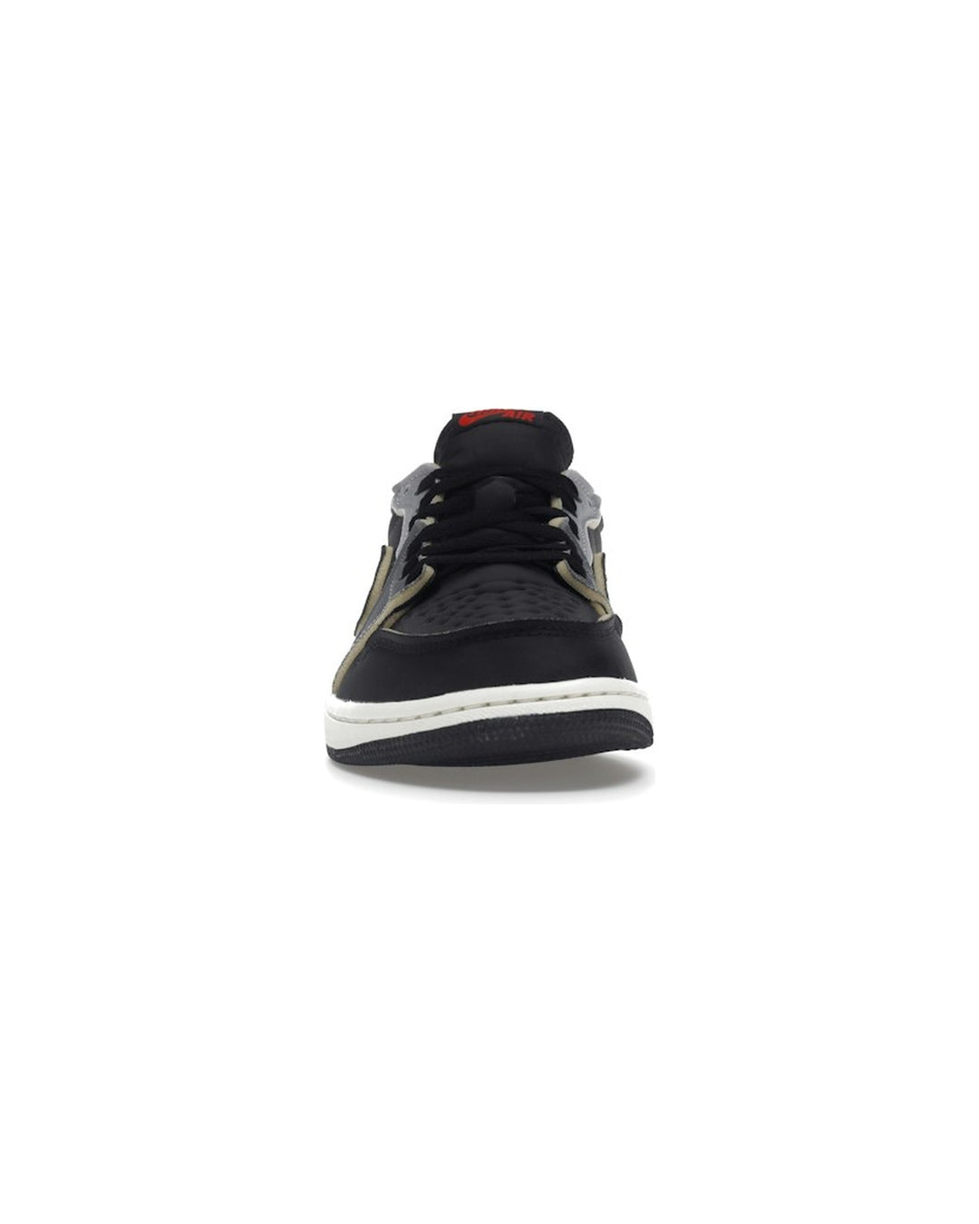 NIKE MEN'S AIR JORDAN 1 LOW OG EX BLACK FIRE RED סניקרס נייקי אייר ג׳ורדן 1 לואו OG EX שחור ואדום לגברים