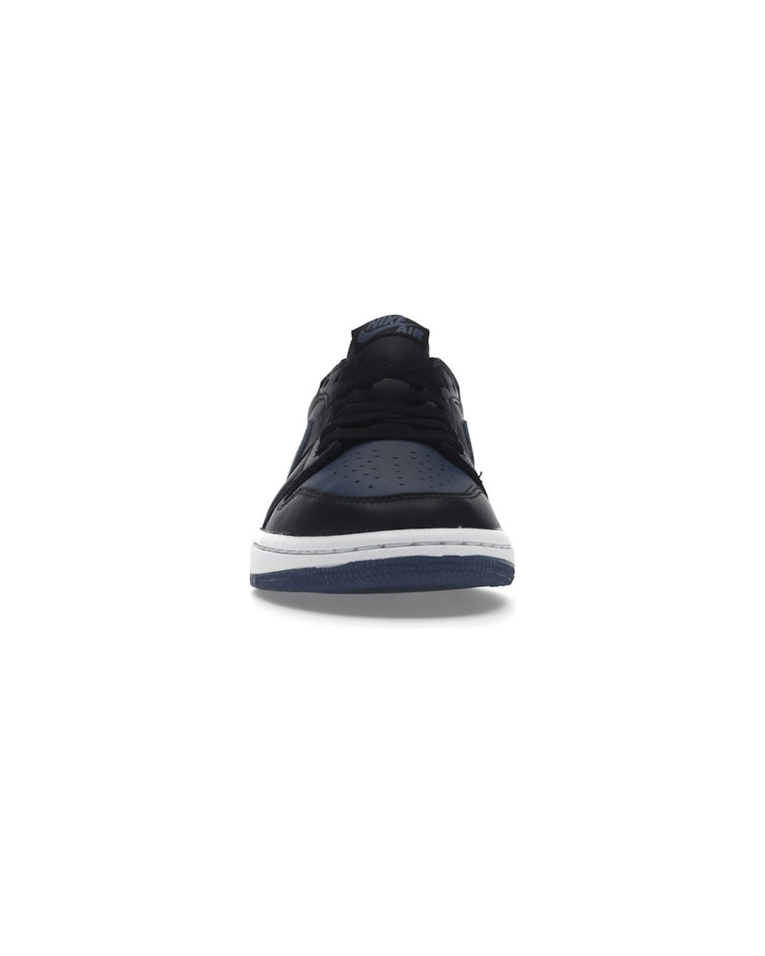NIKE WOMEN'S AIR JORDAN 1 LOW OG MYSTIC NAVY - סניקרס נייקי אייר ג׳ורדן 1 לואו שחור וכחול כהה לנשים - תמונה 5