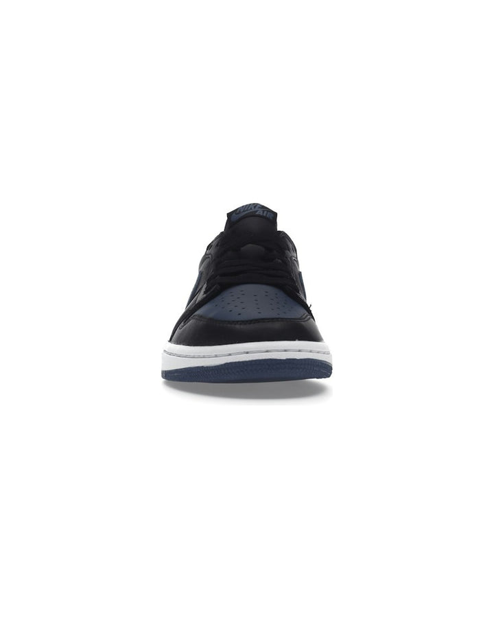 NIKE WOMEN'S AIR JORDAN 1 LOW OG MYSTIC NAVY - סניקרס נייקי אייר ג׳ורדן 1 לואו שחור וכחול כהה לנשים - תמונה 5