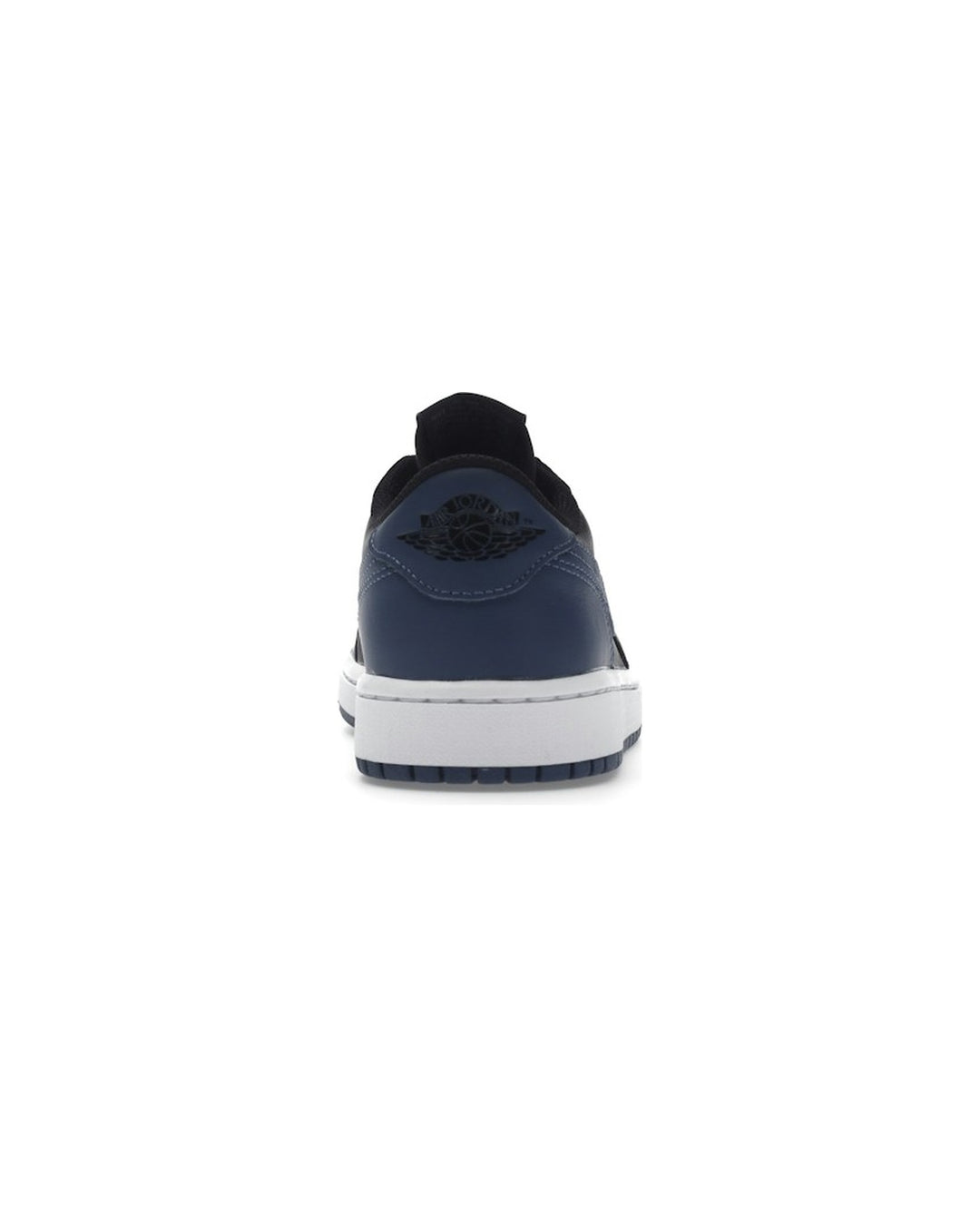 NIKE WOMEN'S AIR JORDAN 1 LOW OG MYSTIC NAVY - סניקרס נייקי אייר ג׳ורדן 1 לואו שחור וכחול כהה לנשים - תמונה 6