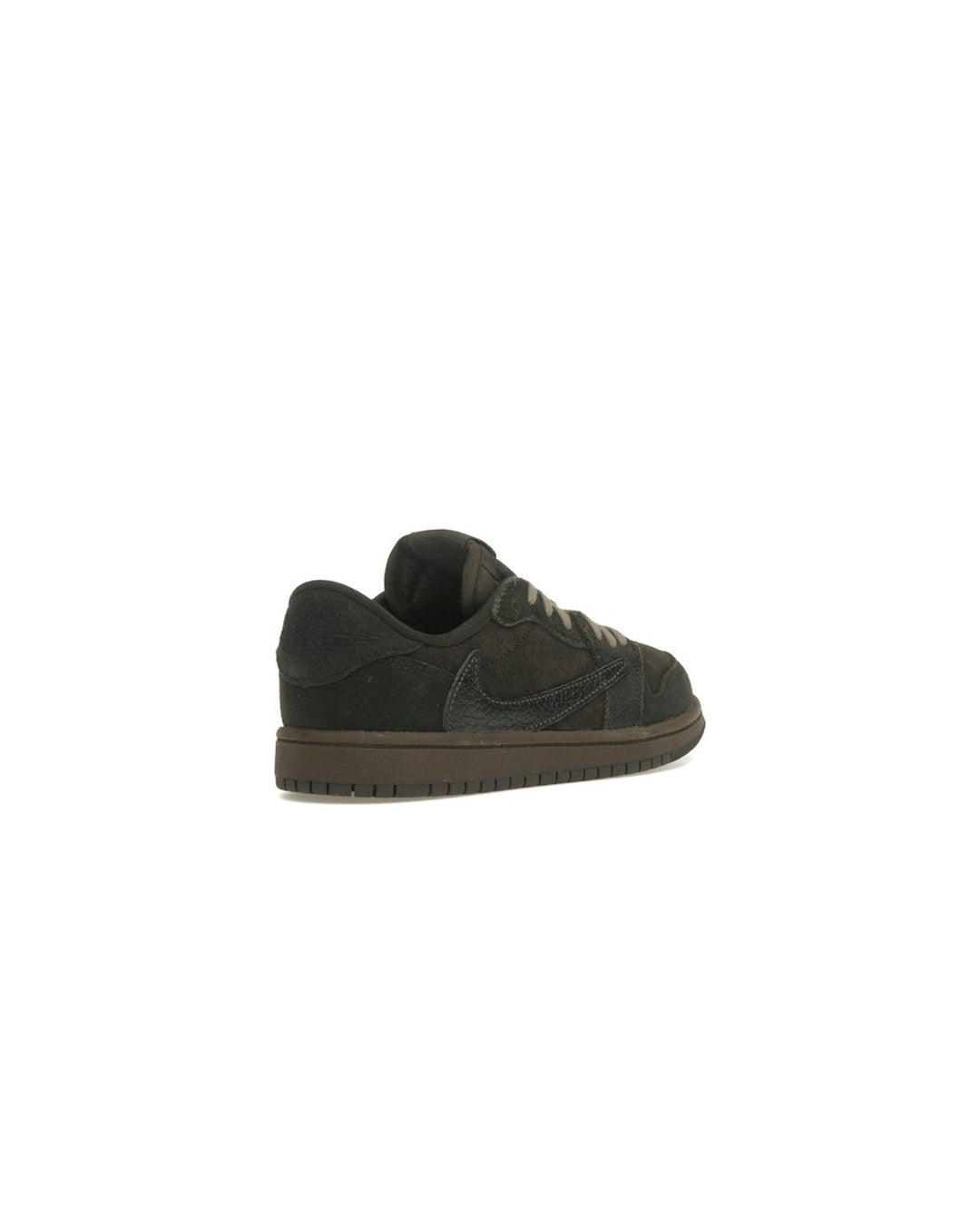 NIKE KIDS' AIR JORDAN 1 LOW OG PS X TRAVIS SCOTT VELVET BROWN - סניקרס ילדים נייקי אייר ג׳ורדן 1 לואו טראוויס סקוט חום - מידות ילדים 27.5-35 - תמונה 4