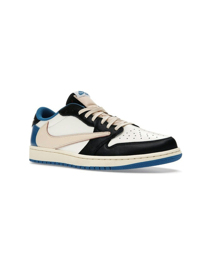 NIKE AIR JORDAN 1 LOW OG X TRAVIS SCOTT X FRAGMENT MILITARY BLUE DM7866-140