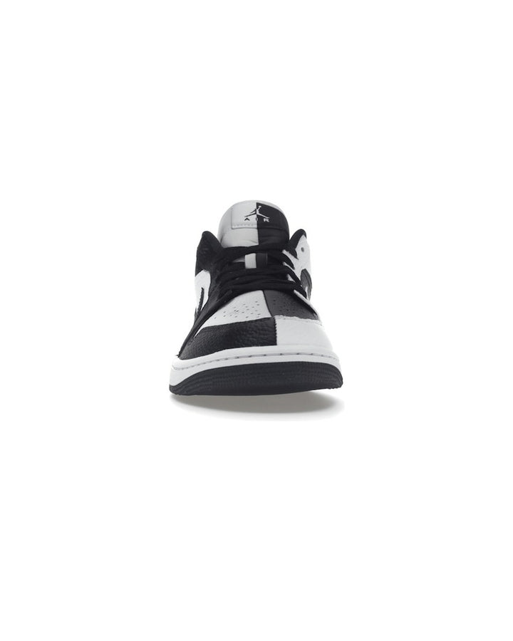 NIKE WOMEN'S AIR JORDAN 1 LOW SE HOMAGE WHITE BLACK סניקרס נייקי אייר ג׳ורדן 1 לואו לבן ושחור לנשים