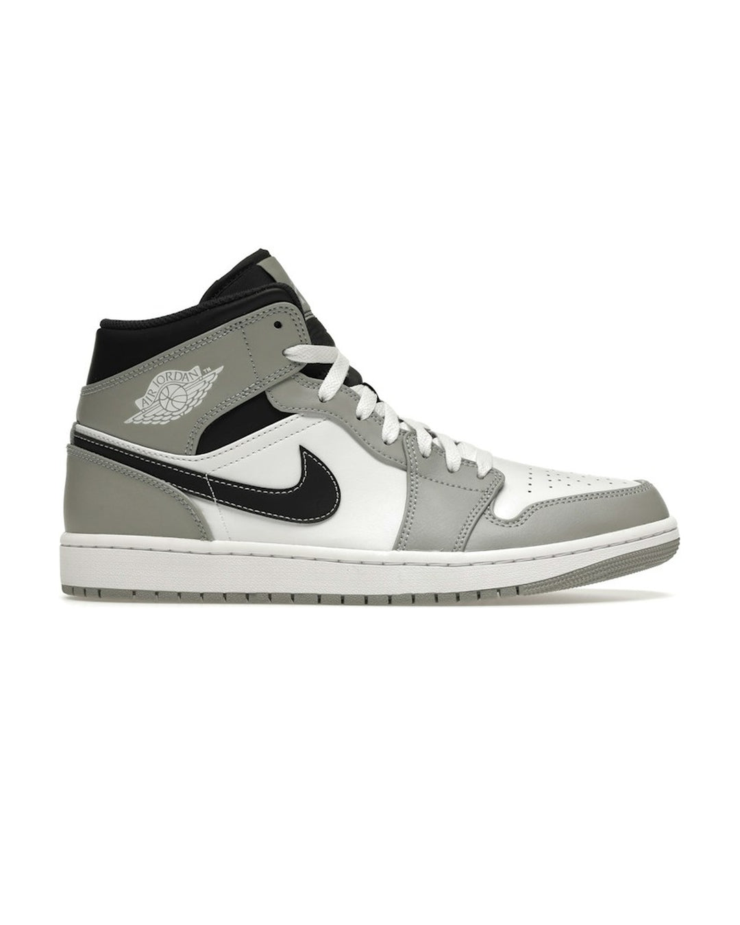 NIKE MEN'S AIR JORDAN 1 MID LIGHT SMOKE GREY ANTHRACITE - תמונה 1