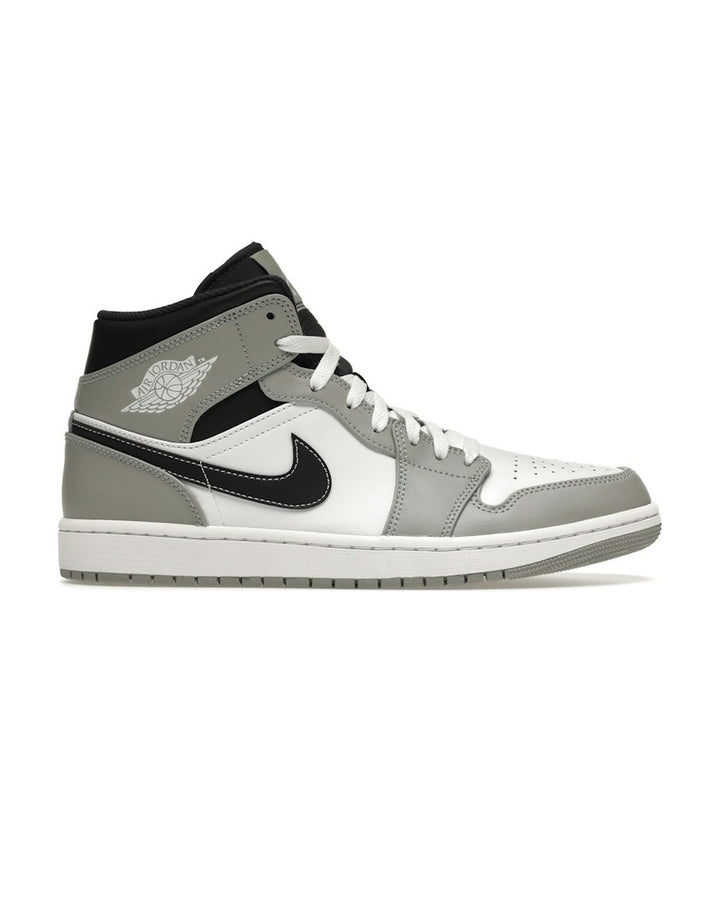 NIKE MEN'S AIR JORDAN 1 MID LIGHT SMOKE GREY ANTHRACITE - תמונה 1