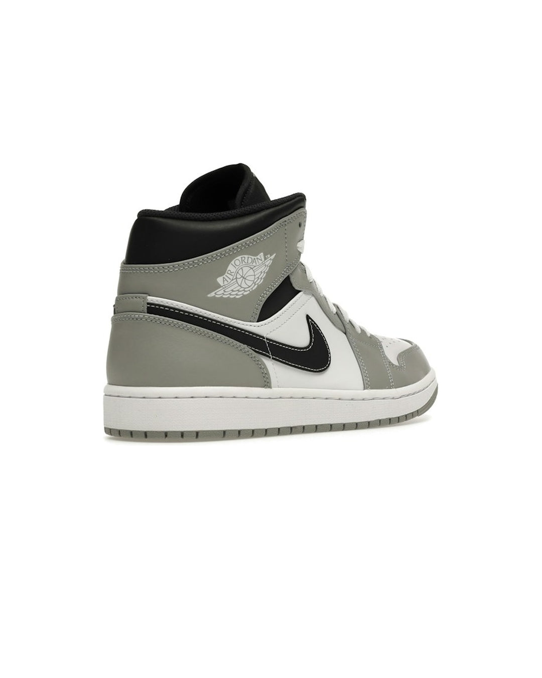 NIKE MEN'S AIR JORDAN 1 MID LIGHT SMOKE GREY ANTHRACITE - תמונה 4