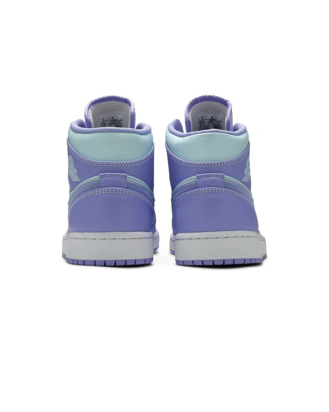 NIKE MEN'S AIR JORDAN 1 MID PURPLE PULSE סניקרס נייקי אייר ג׳ורדן 1 מיד סגול ותכלת לגברים