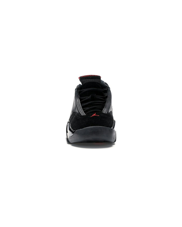 NIKE KIDS' AIR JORDAN 14 RETRO GS LAST SHOT סניקרס נוער נייקי אייר ג׳ורדן 14 רטרו שחור ואדום - מידות נוער 35.5-40