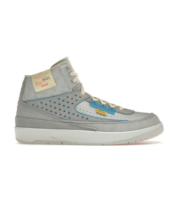 NIKE MEN'S AIR JORDAN 2 RETRO SP X UNION GREY FOG סניקרס נייקי אייר ג׳ורדן 2 יוניון אפור ואדום לגברים