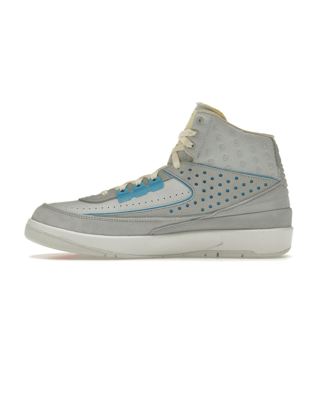 NIKE MEN'S AIR JORDAN 2 RETRO SP X UNION GREY FOG סניקרס נייקי אייר ג׳ורדן 2 יוניון אפור ואדום לגברים