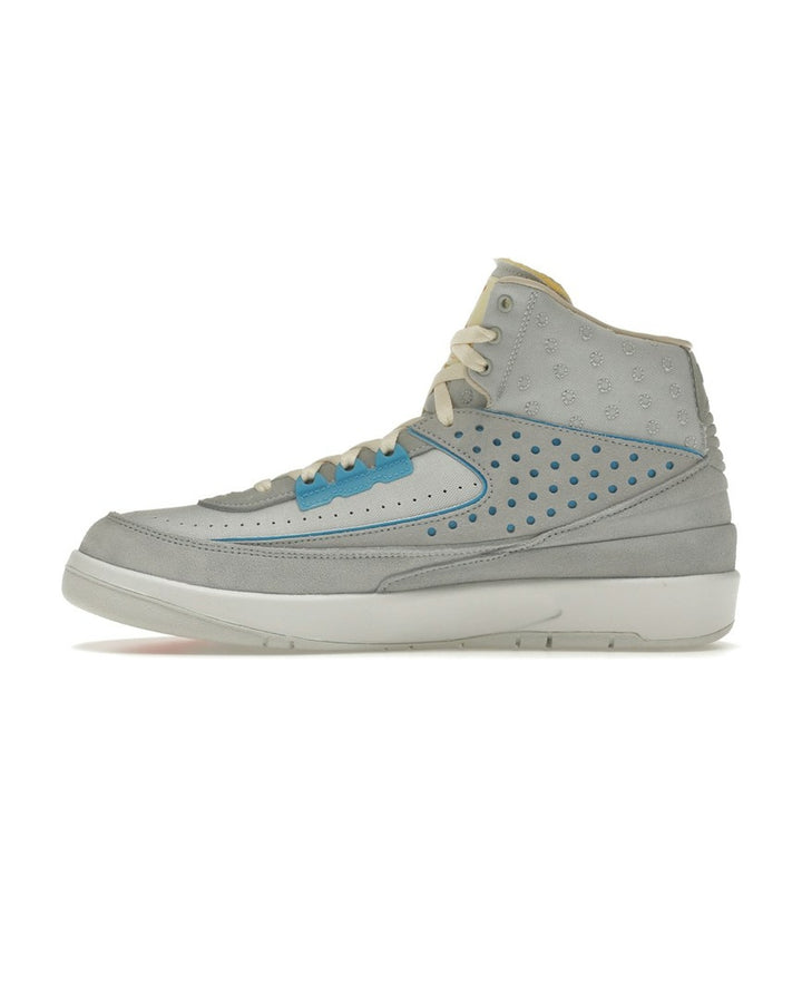 NIKE MEN'S AIR JORDAN 2 RETRO SP X UNION GREY FOG סניקרס נייקי אייר ג׳ורדן 2 יוניון אפור ואדום לגברים