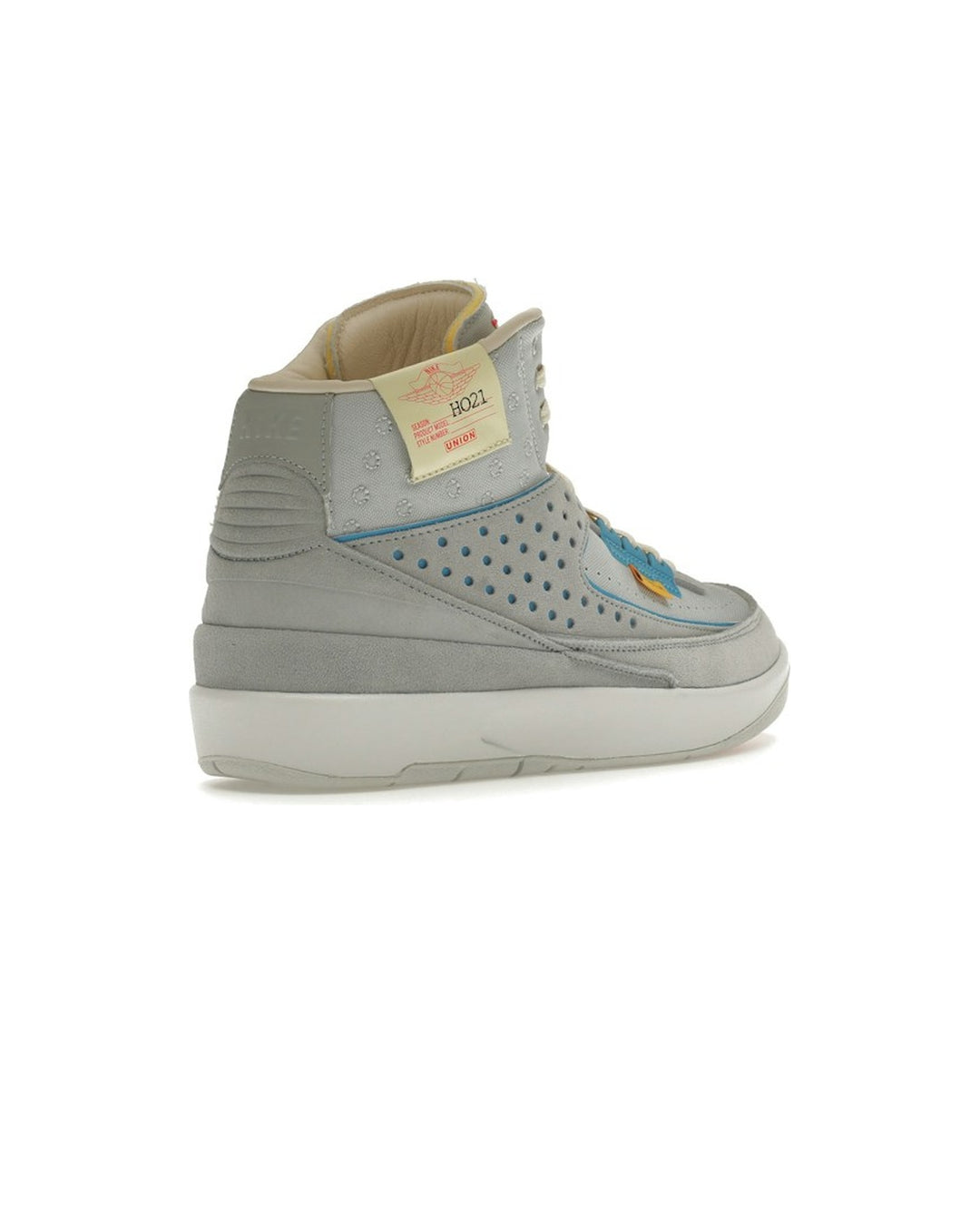 NIKE MEN'S AIR JORDAN 2 RETRO SP X UNION GREY FOG סניקרס נייקי אייר ג׳ורדן 2 יוניון אפור ואדום לגברים