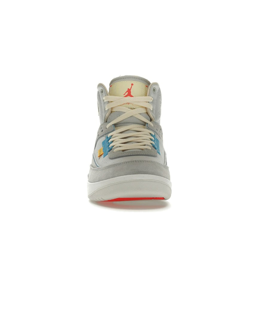 NIKE MEN'S AIR JORDAN 2 RETRO SP X UNION GREY FOG סניקרס נייקי אייר ג׳ורדן 2 יוניון אפור ואדום לגברים