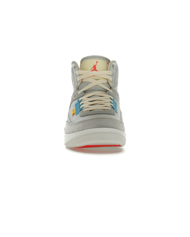 NIKE MEN'S AIR JORDAN 2 RETRO SP X UNION GREY FOG סניקרס נייקי אייר ג׳ורדן 2 יוניון אפור ואדום לגברים