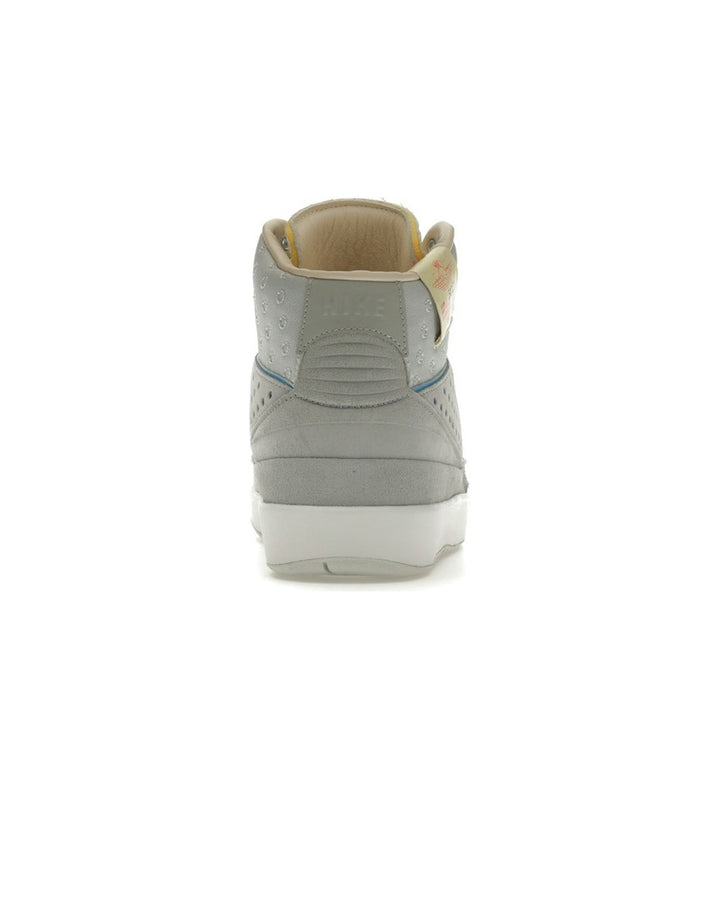 NIKE MEN'S AIR JORDAN 2 RETRO SP X UNION GREY FOG סניקרס נייקי אייר ג׳ורדן 2 יוניון אפור ואדום לגברים