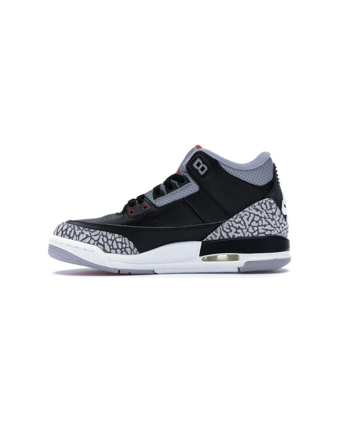 NIKE KIDS' AIR JORDAN 3 RETRO OG GS BLACK CEMENT - תמונה 2