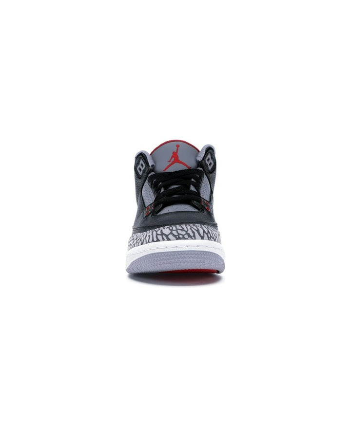 NIKE KIDS' AIR JORDAN 3 RETRO OG GS BLACK CEMENT - תמונה 5